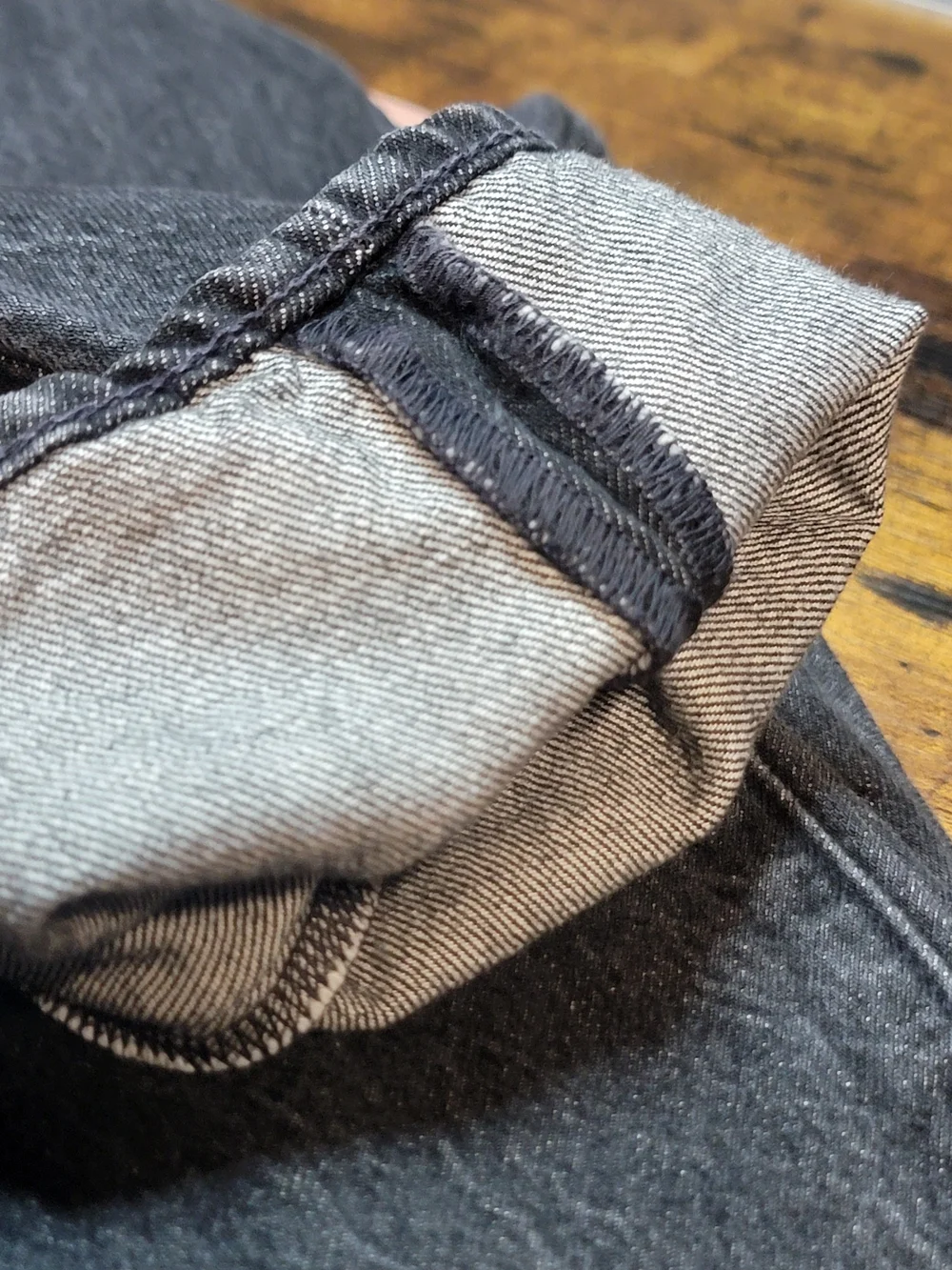 Levi's 511 Premium Big E in Washed Black 33x32